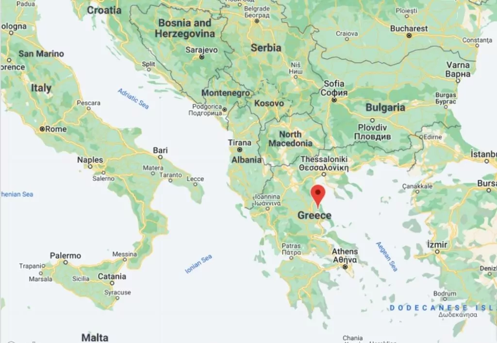 Greece property map