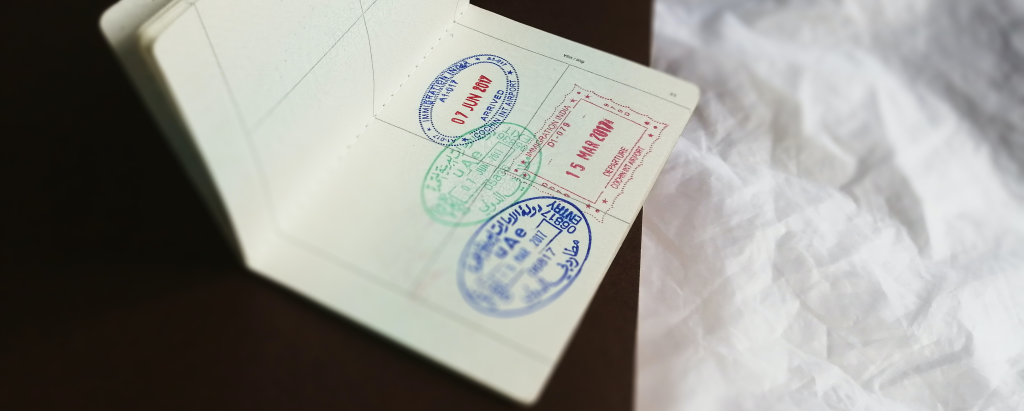 visa stamps